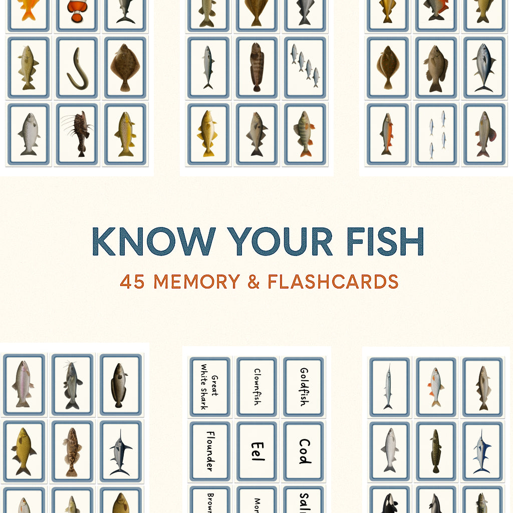 Know Your Fish - 45 Memory and Flashcards