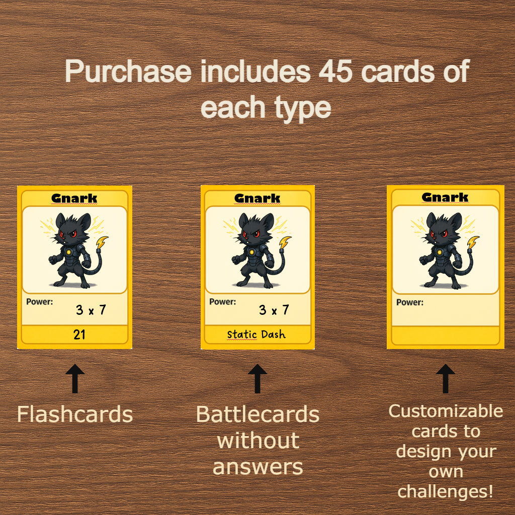 Multimon – Multiplication Cards