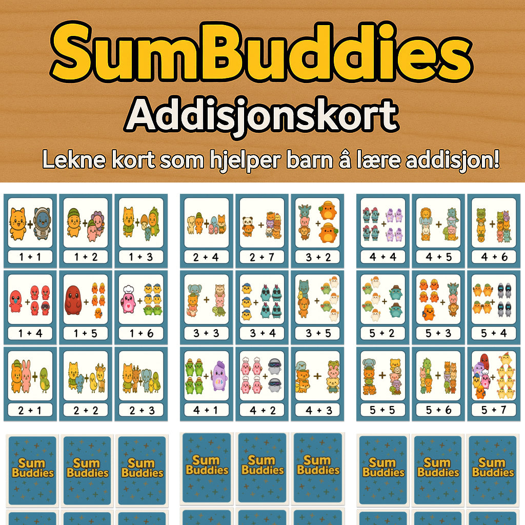 SumBuddies – Addisjonskort