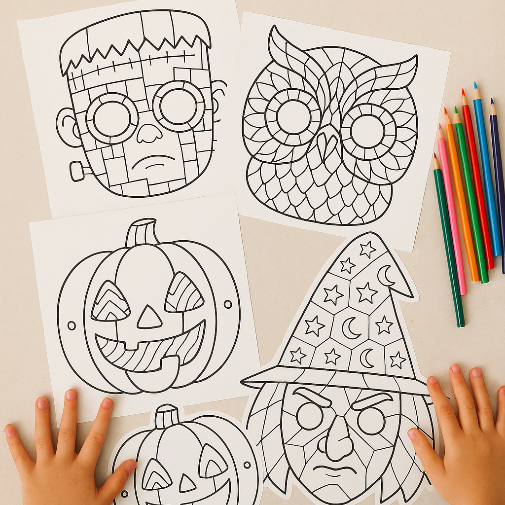 10 Søte og Skumle Halloweenmasker