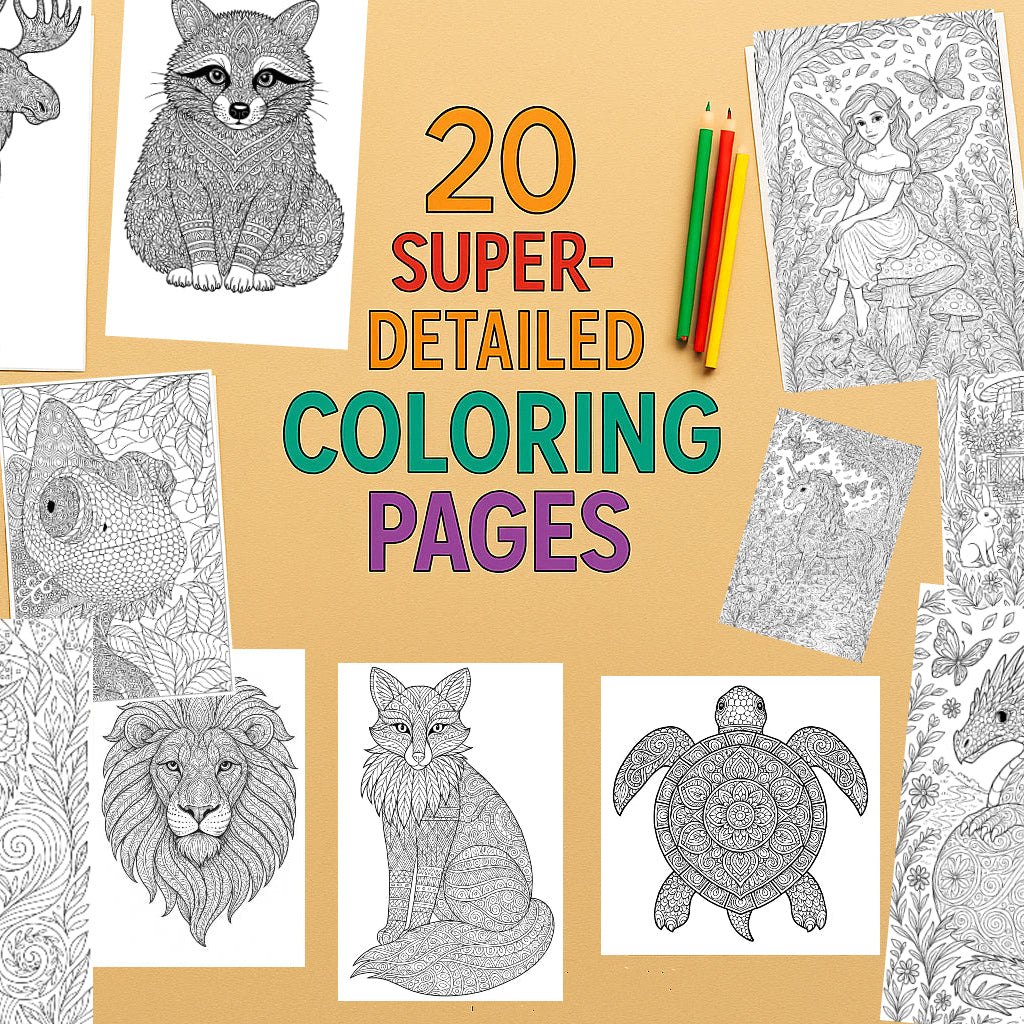 Super Detailed Color Drawings