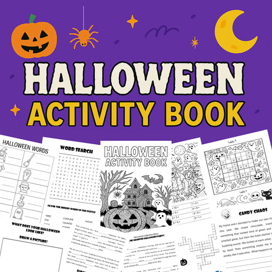 Halloween Activity Book 🎃
