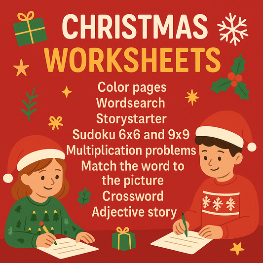 Printable Christmas Worksheets - Fun Holiday Activities for Kids