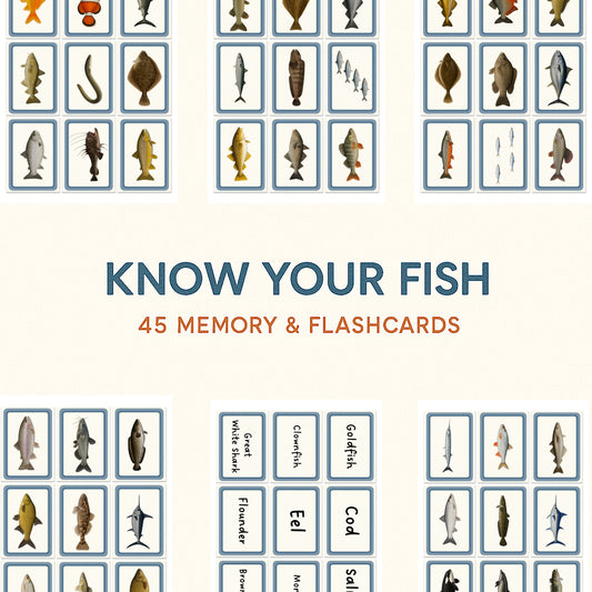 Know Your Fish - 45 Memory and Flashcards