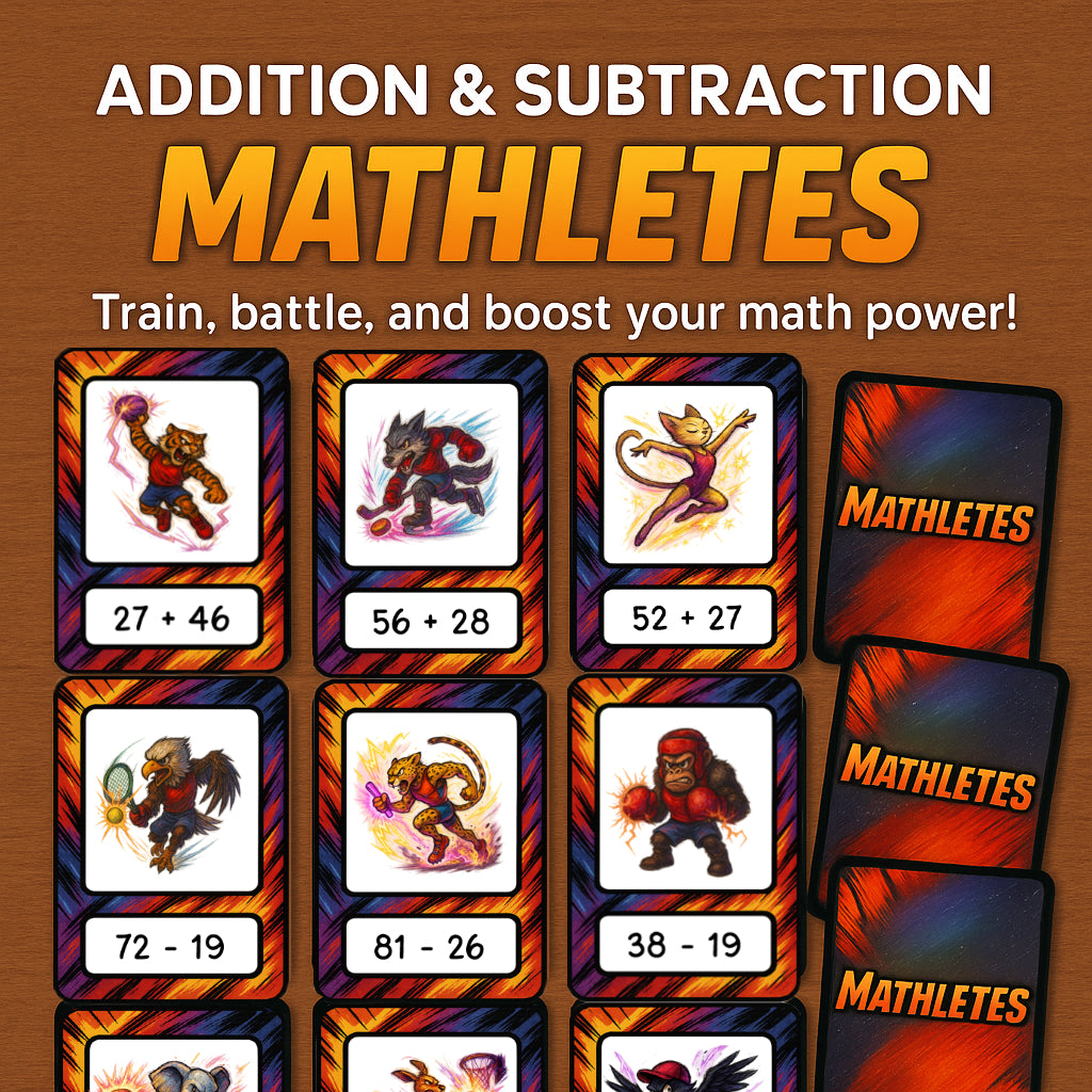 Mathletes – Addition & Subtraction Cards