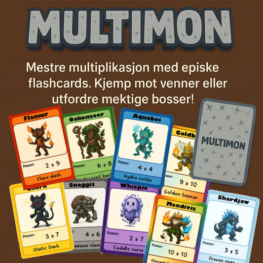 Multimon – Multiplikasjonskort