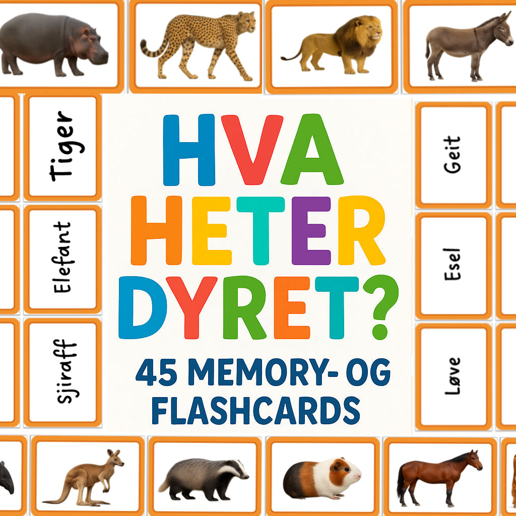 Hva Heter Dyret? 45 Memory & Flashcards